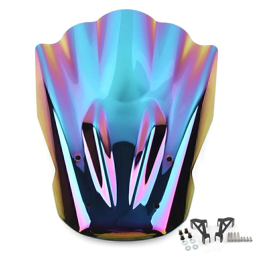 Windshield Windscreen Deflector Faring Screen Deep-Iridium For Yamaha MT07 14-20