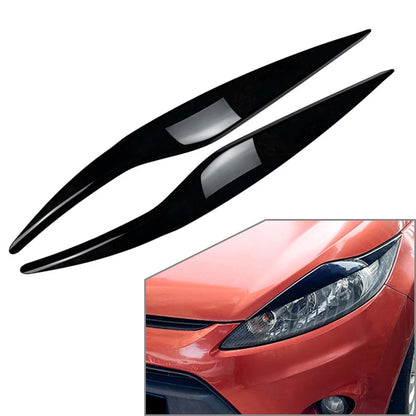 Headlight Eyelids Frame Cover Trim for Ford Fiesta MK6 (2008–2012)