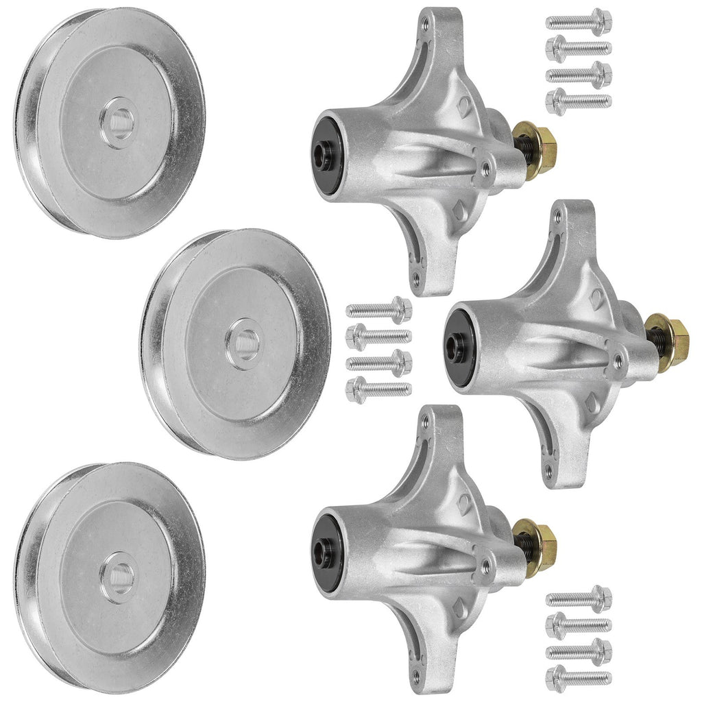 Deck Spindles and Pulley Replacement for Toro TimeCutter ZS5000 (2018–2020)