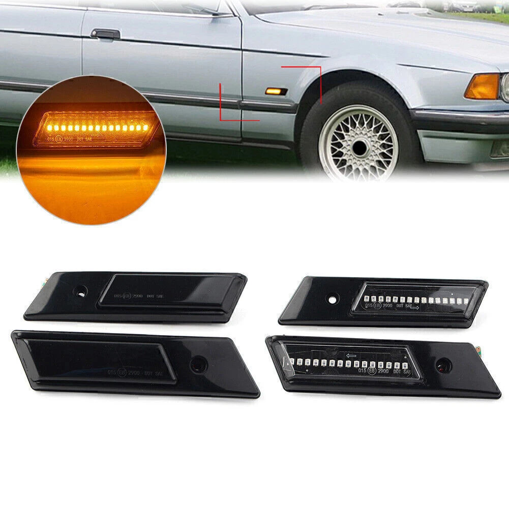 Dynamic LED Side Marker Turn Signal Light for BMW 3 5 7 Series (E36 E34 E32)