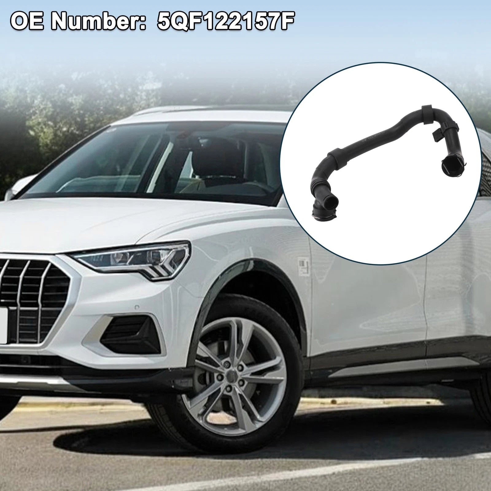 Radiator Hose Coolant Pipe Replacement for Audi Q3 2.0L (2015–2024)