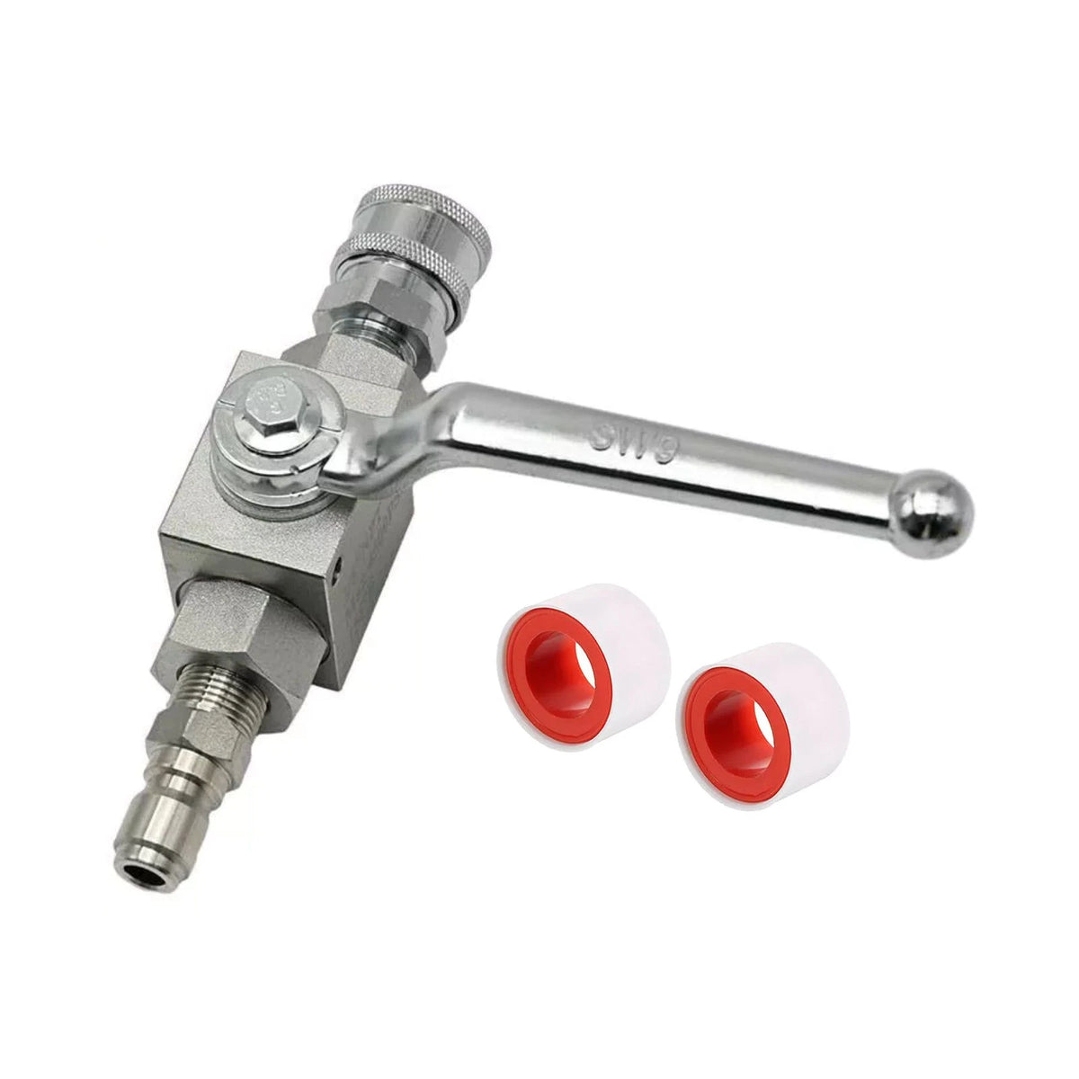 1/4 Inch Quick Connect Ball Valve Kit for Pressure Washer (4500 PSI)