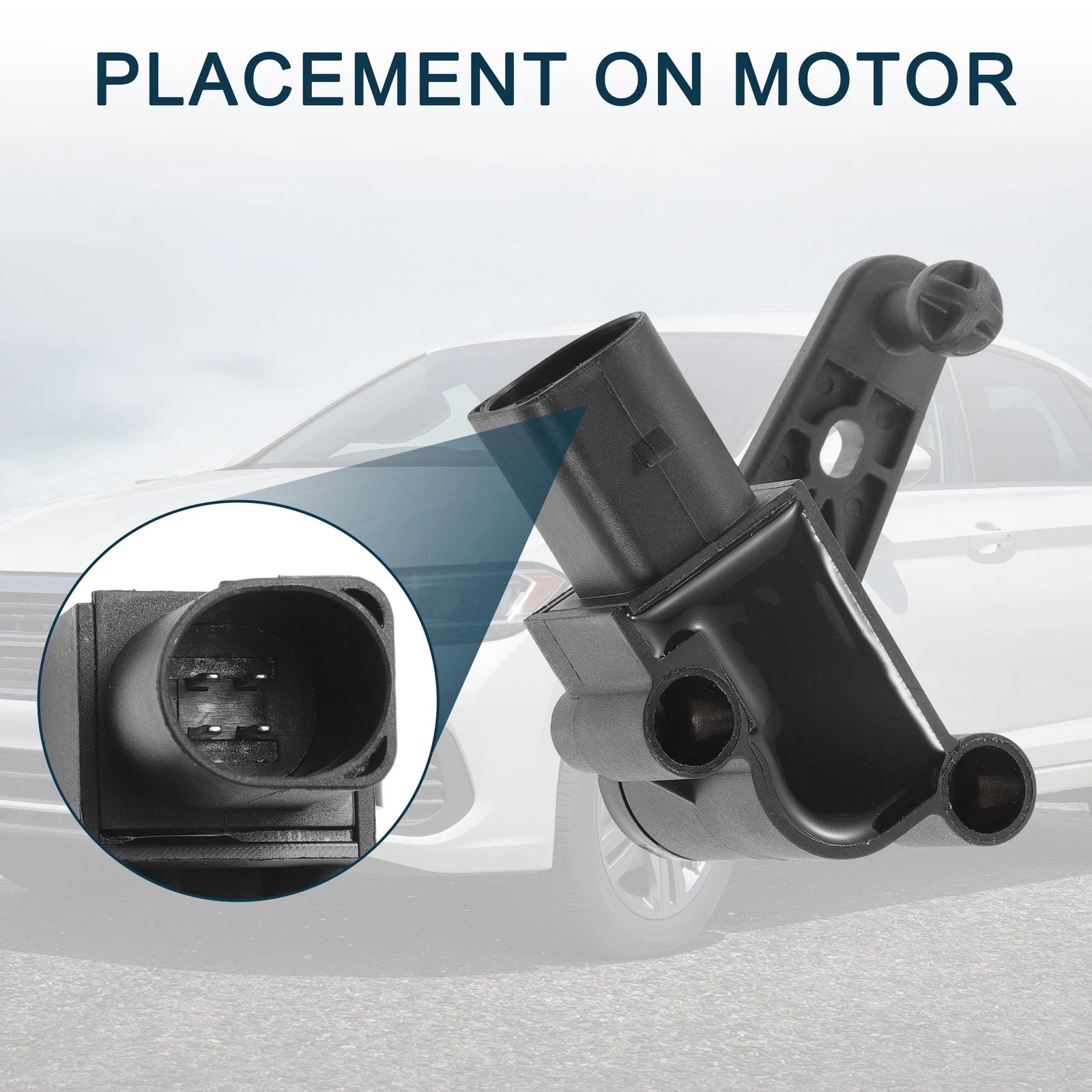 Air Suspension Ride Height Level Sensor Front Left for VW Jetta (2011–2018)