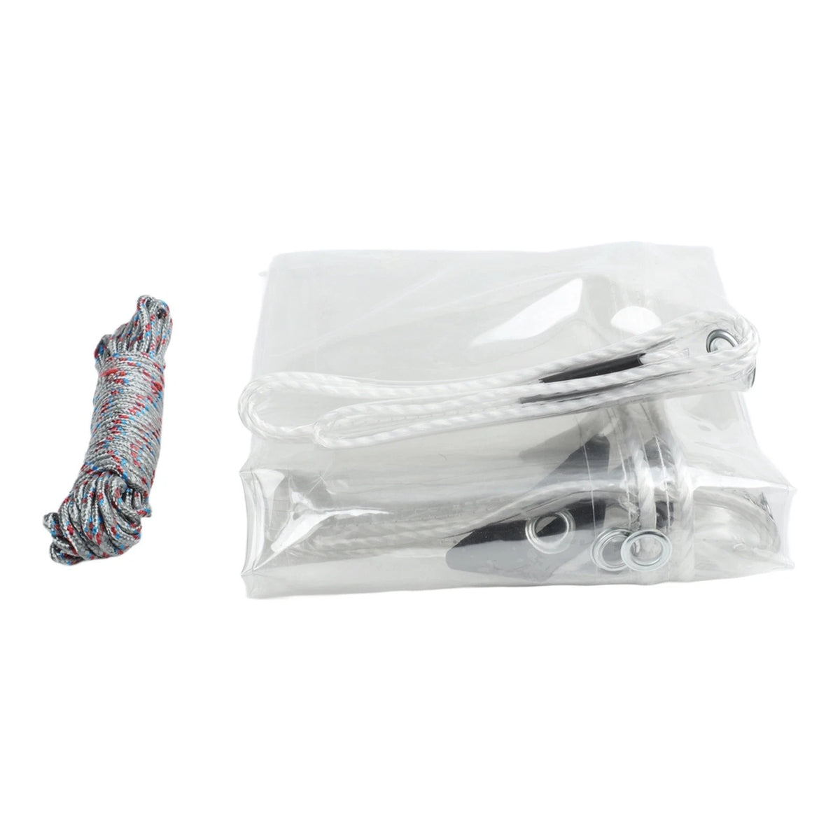 Waterproof Forklift Cover with Tie Ropes - Black, Size 135" x 114"