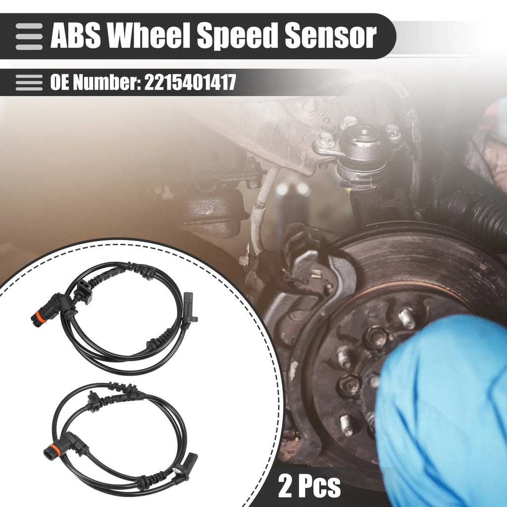 ABS Sensor Front Left Right Replacement for Mercedes-Benz CL500 (2003–2006)