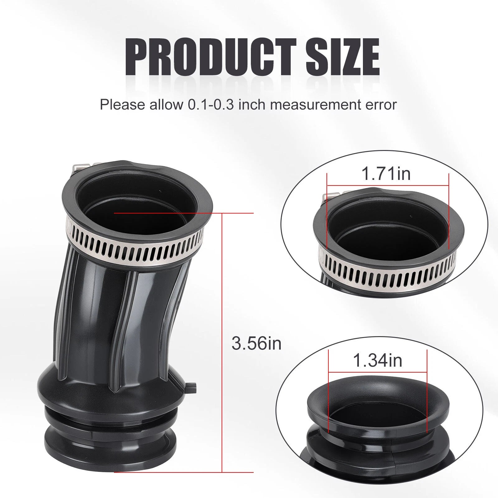 Air Box Cleaner Boot Joint Duct for Yamaha TW200 (1987–2000) 2JX-14453-00-00