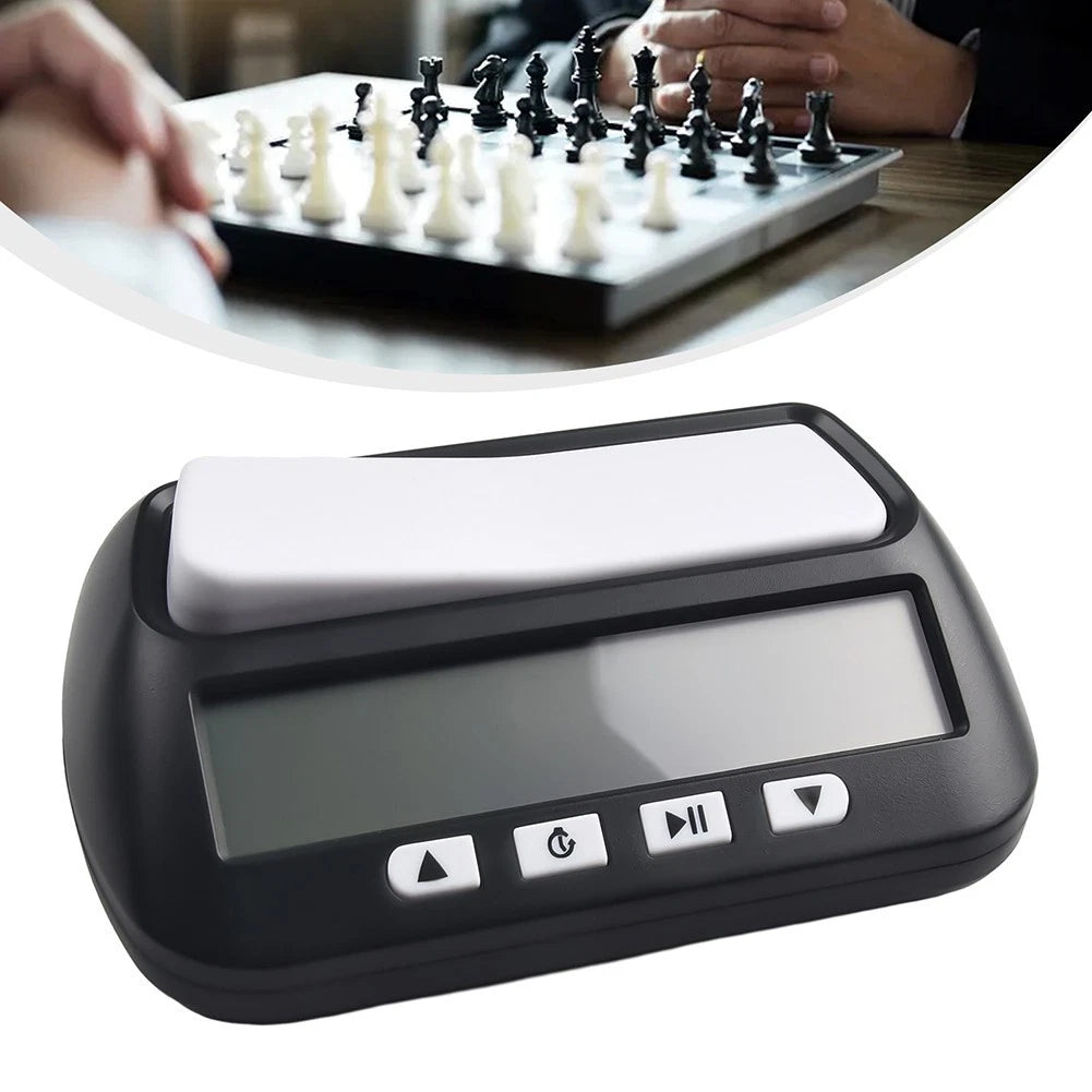 Compact Digital Timer for Chess Game Stopwatch with Alarm