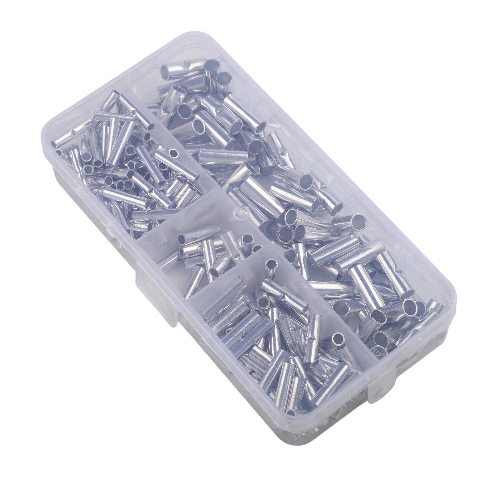 200PCS Non Insulated Butt Connectors for Electrical Wire Crimping