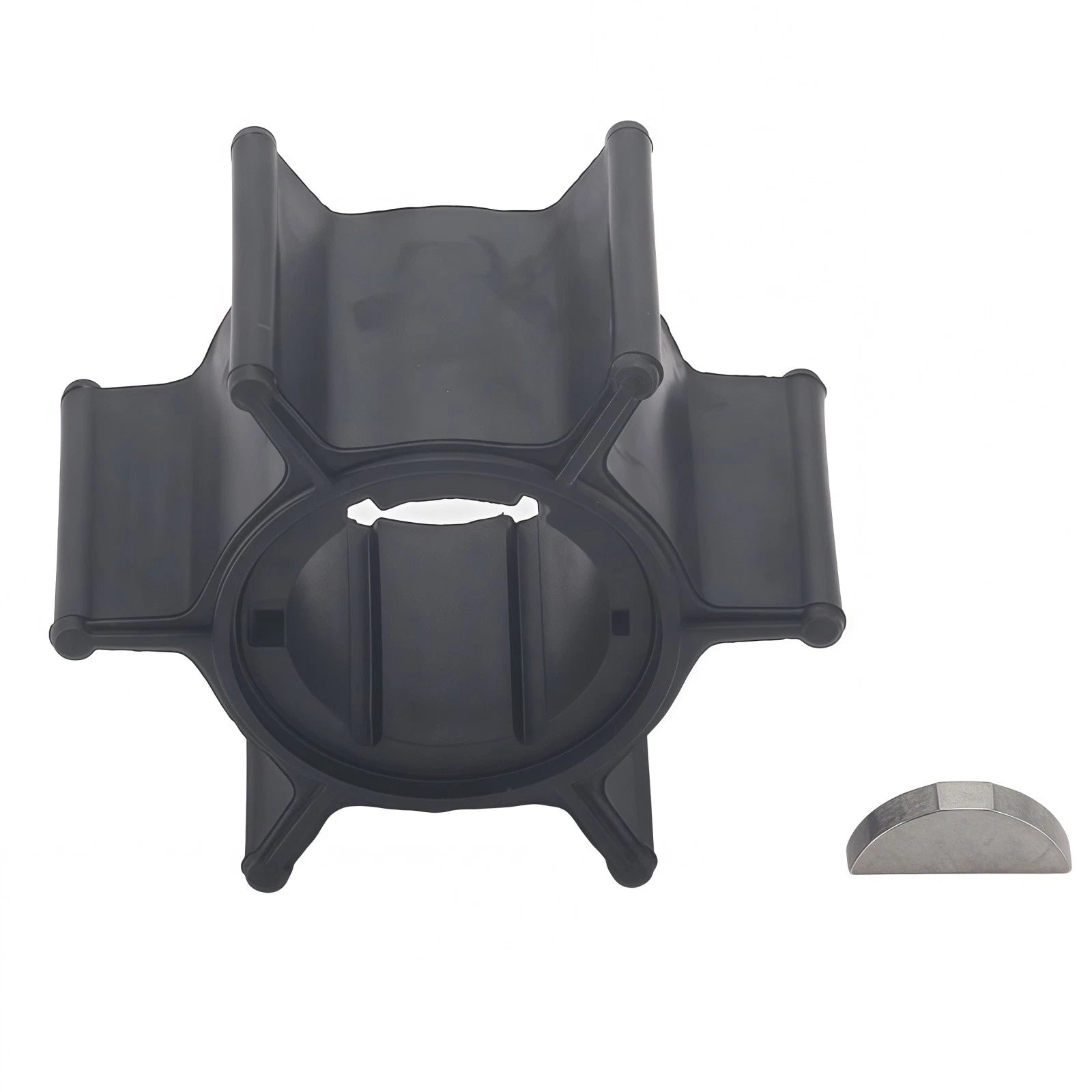 Water Pump Impeller & Key for Yamaha Outboard 6-8 HP (655-44352-09)