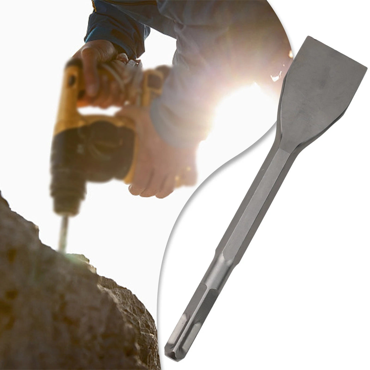 Chisel Bit for Electric Hammer 45# Carbon Steel (1PC)