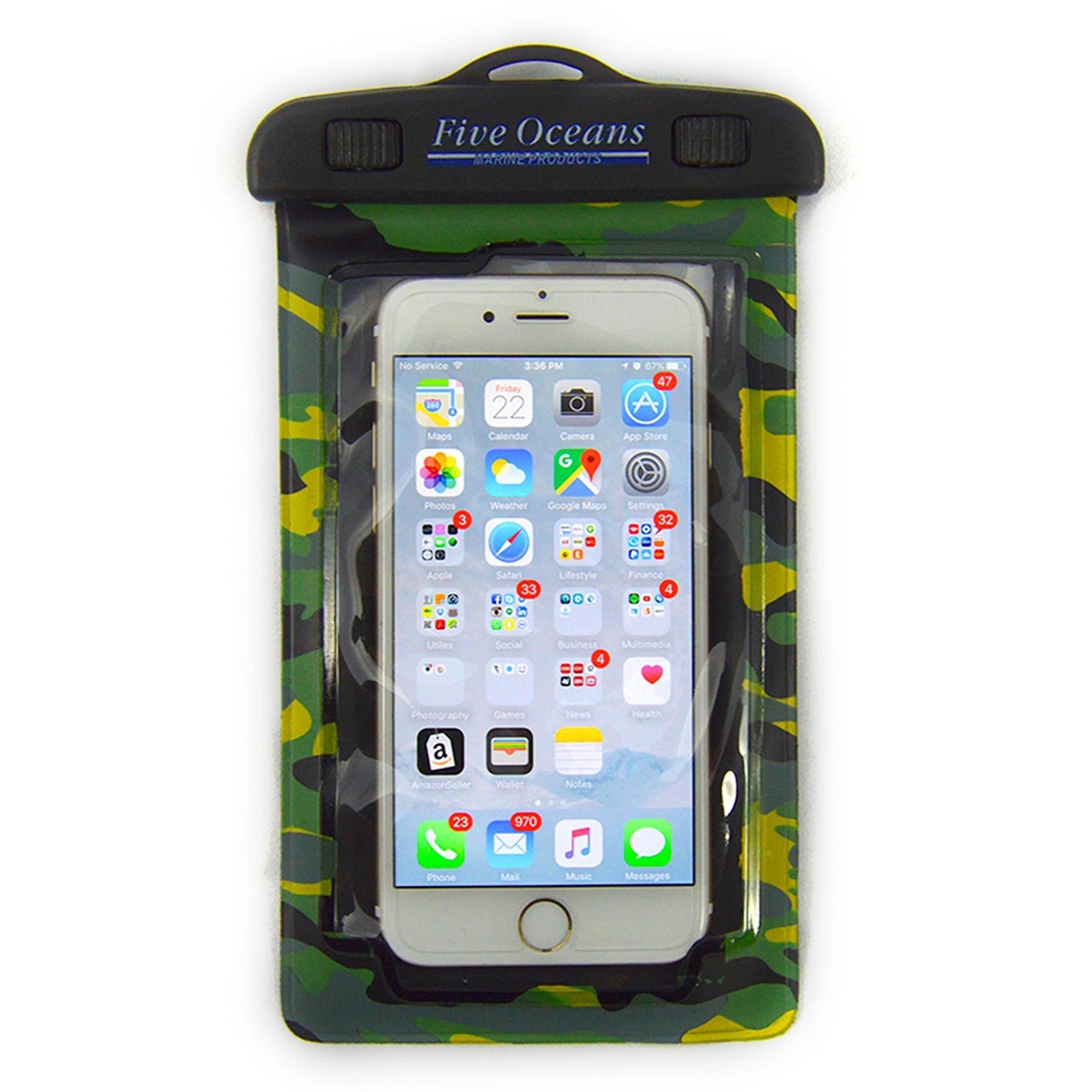 Universal Waterproof Smartphone Case for (Camo FO3825)