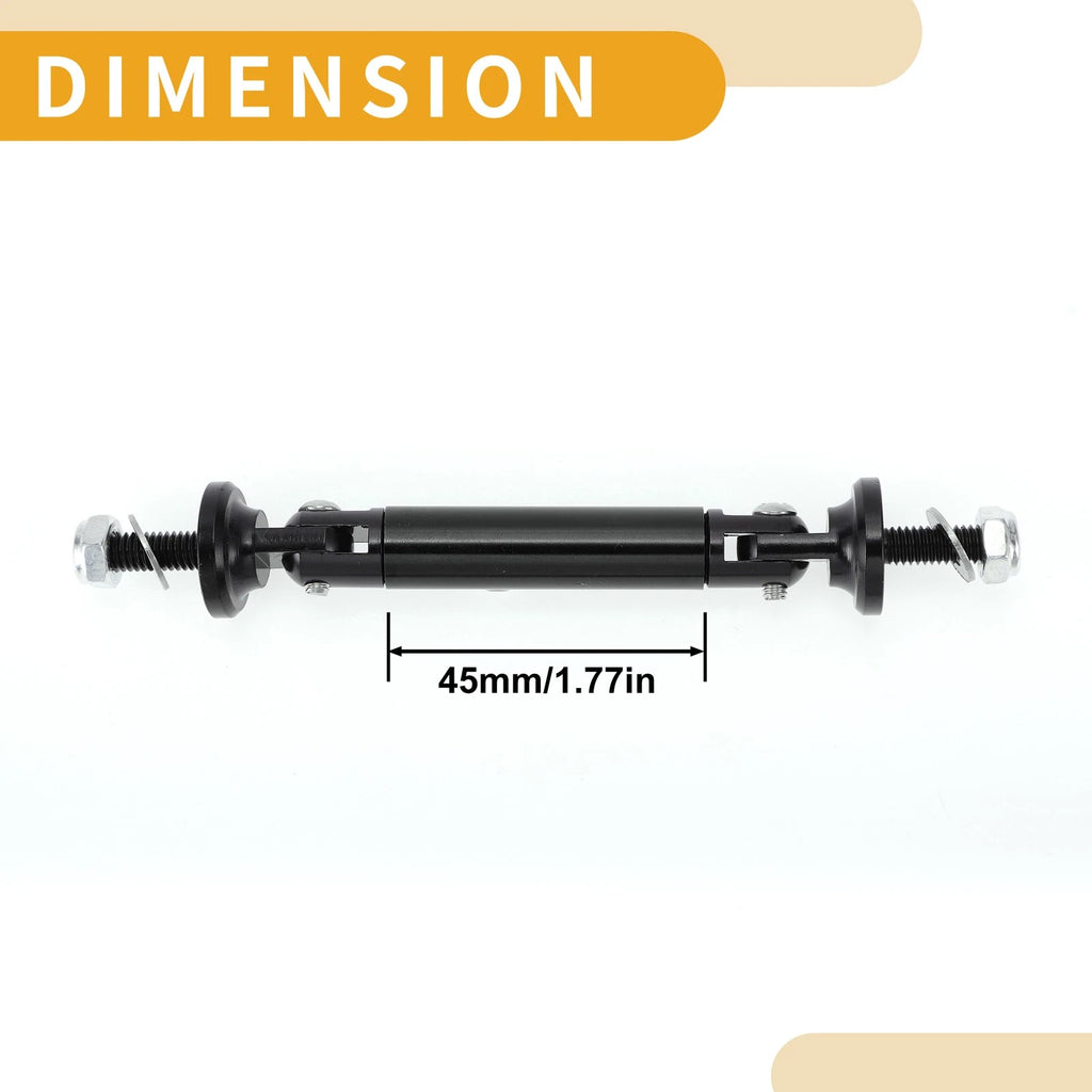 2X Adjustable Front Bumper Lip Splitter Strut Support Bars for Universal
