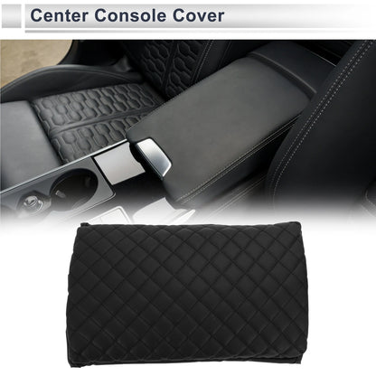 Center Console Cover for Tesla Model 3/Model Y (2017–2023) Black 1 Pc
