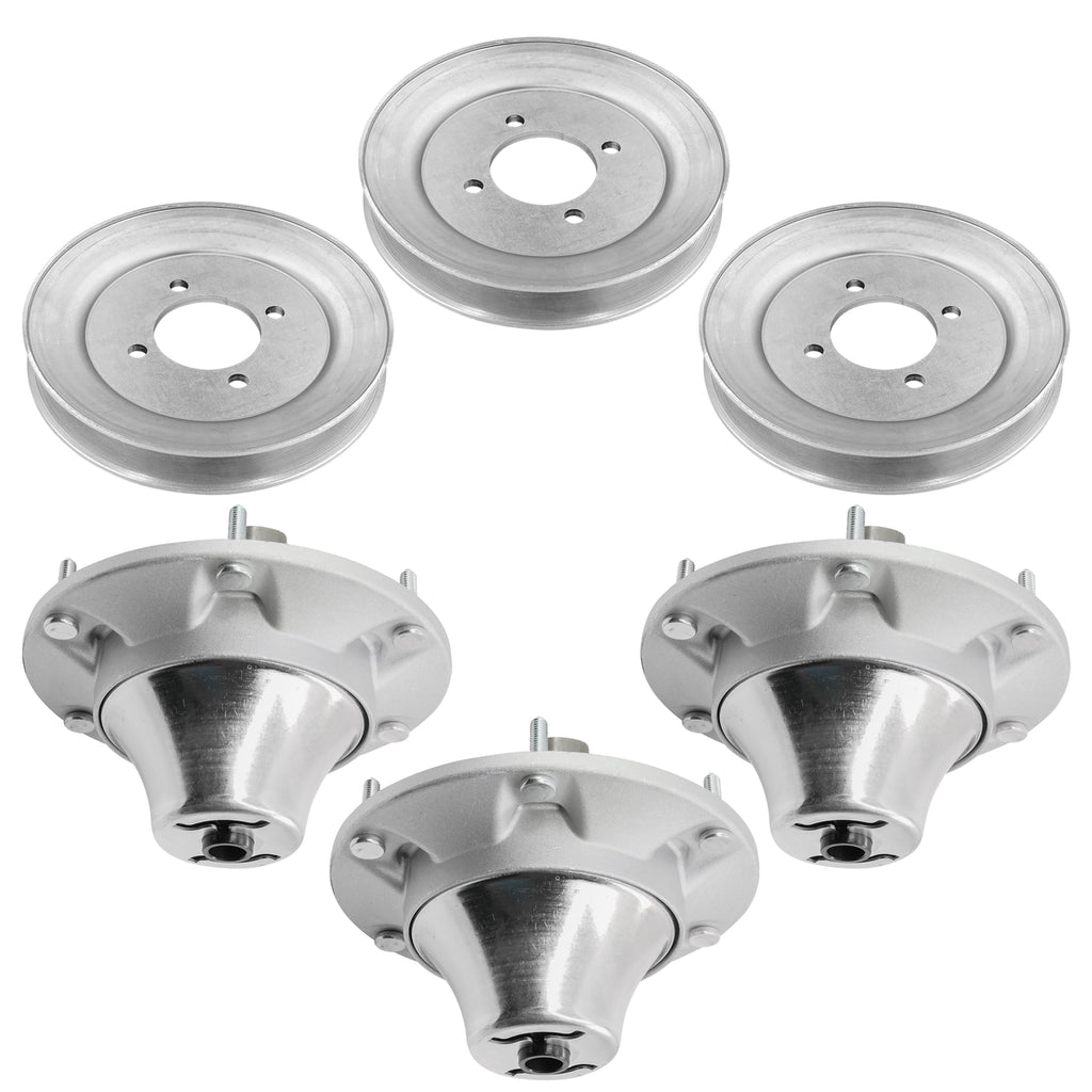Deck Spindle with Pulley Replacement for John Deere (2009–2014)