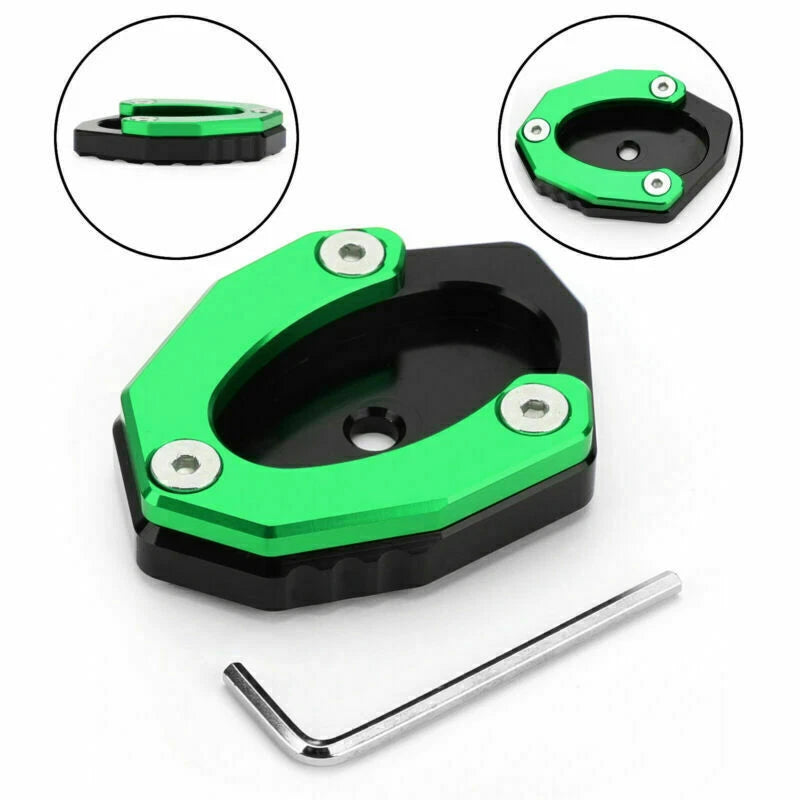 Kickstand Side Stand Plate Extension Pad for Kawasaki Z650 Z900 Z1000SX (2017–2019)