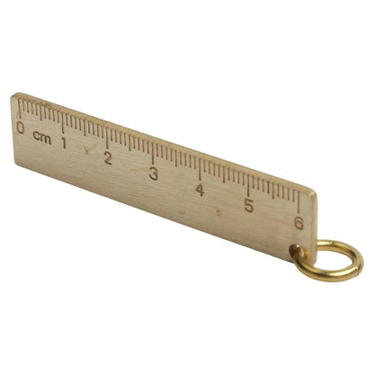 Set of 4 Portable Brass Rulers for Accurate Measurements