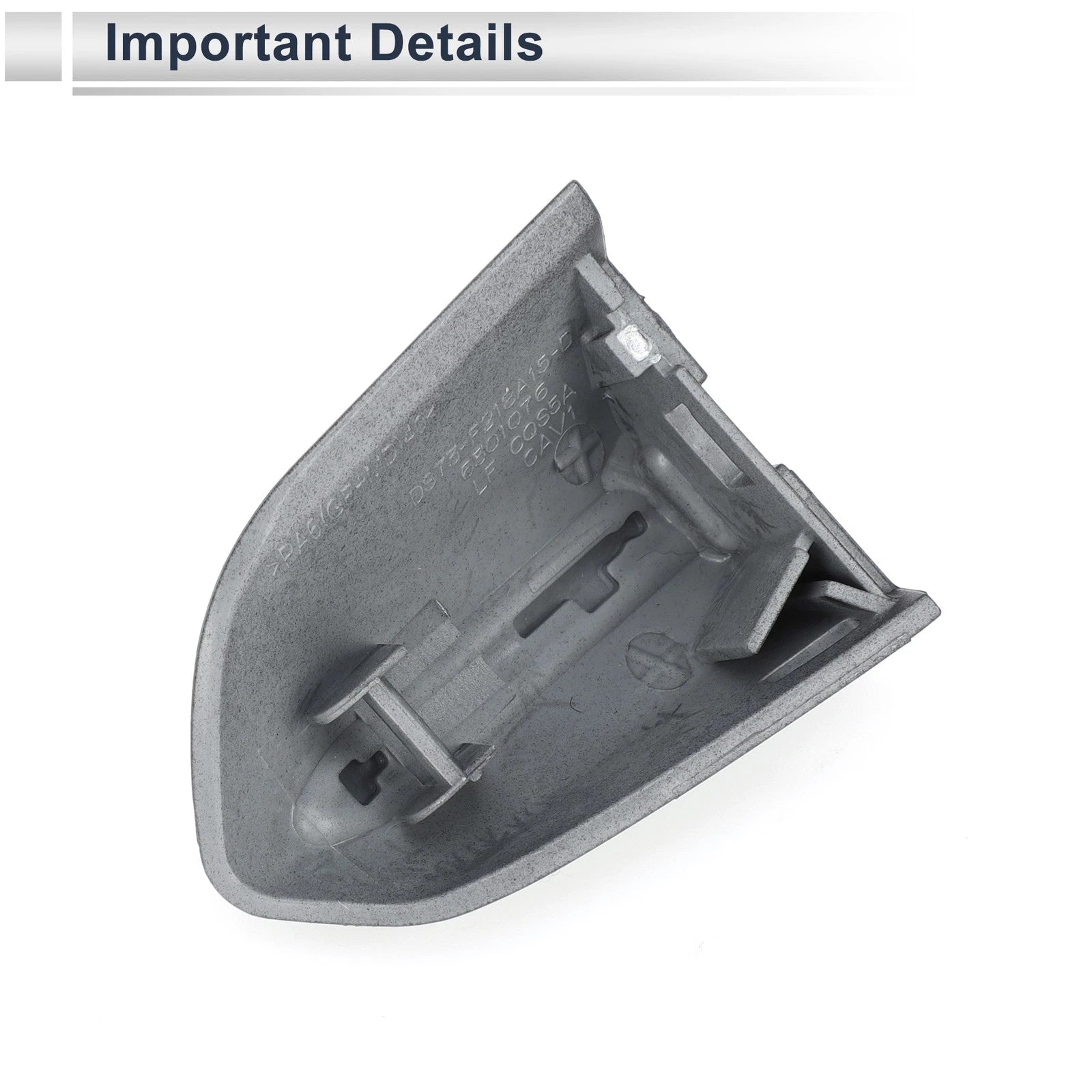 Front Left Door Handle End Cap for Ford Mondeo Edge Taurus (2013–2020) Black