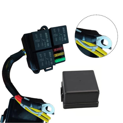 24V Fuse Relay Box Pre-wired Kit for ATC Blade Fuses