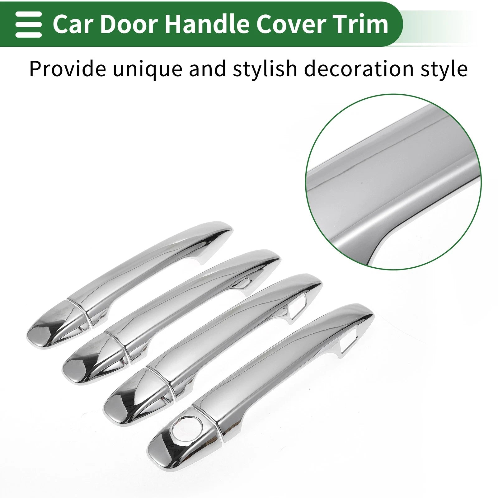 Smart Car Door Handle Cover Trim Replacement for Subaru Outback MK5 (2012–2019)