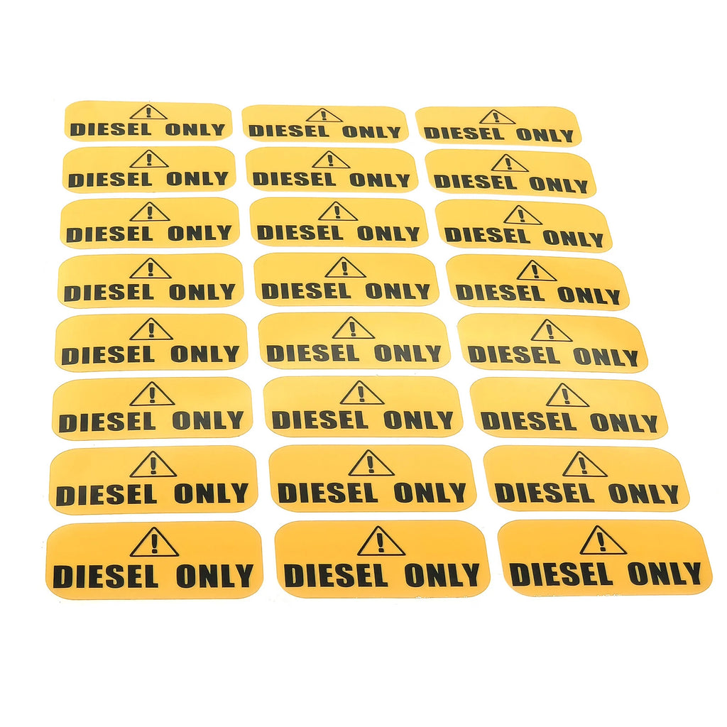 24x Diesel Only Sticker Decal for Truck Gas Tank Vinyl