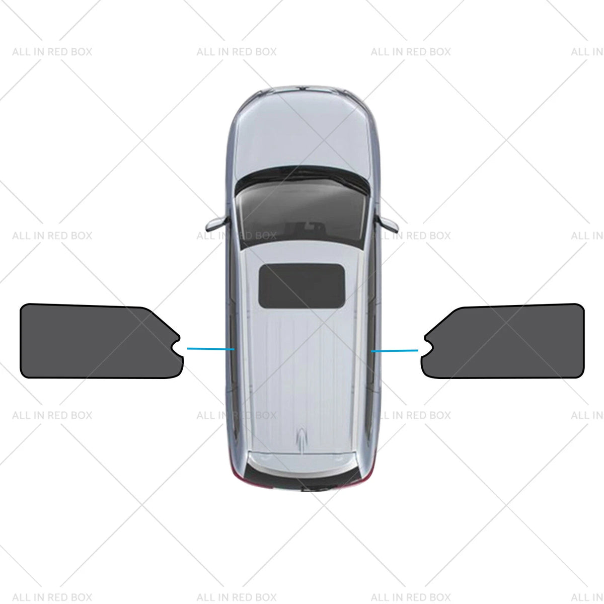2X Rear Window Shades for LDV G10 (2014–Present) UVB & UVA Protection
