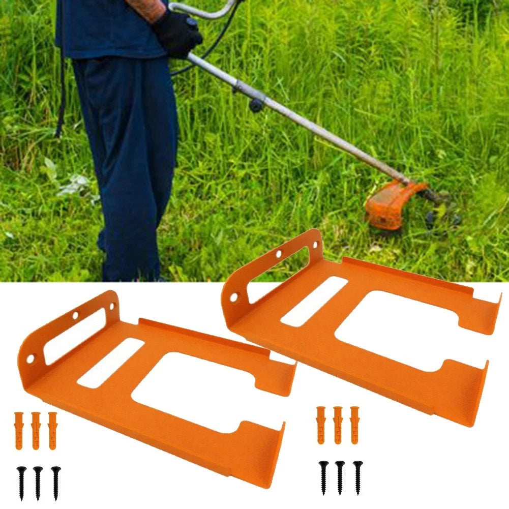 Heavy Duty Lawn Mower Wall Rack for Garden Tool Storage