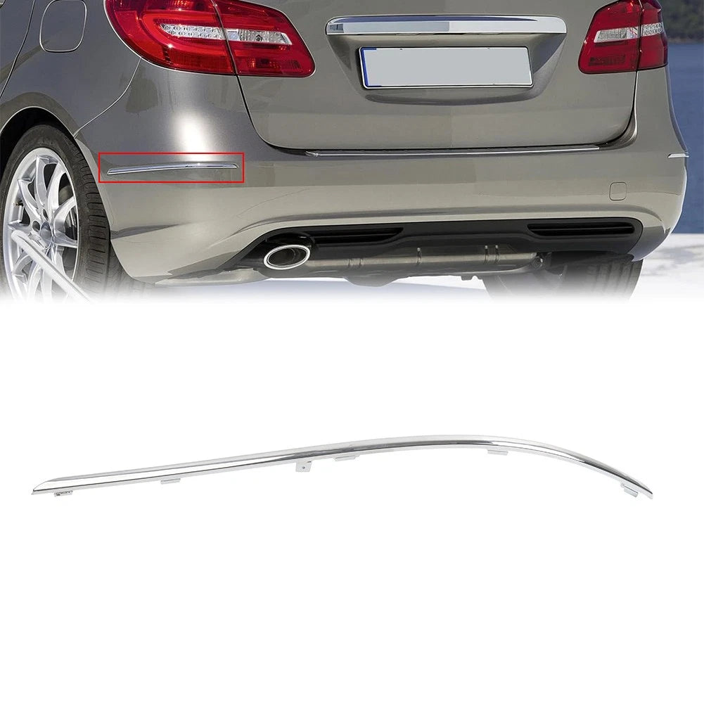 Rear Bumper Trim Chrome for Mercedes Benz B-Class W246 (2012–2014)