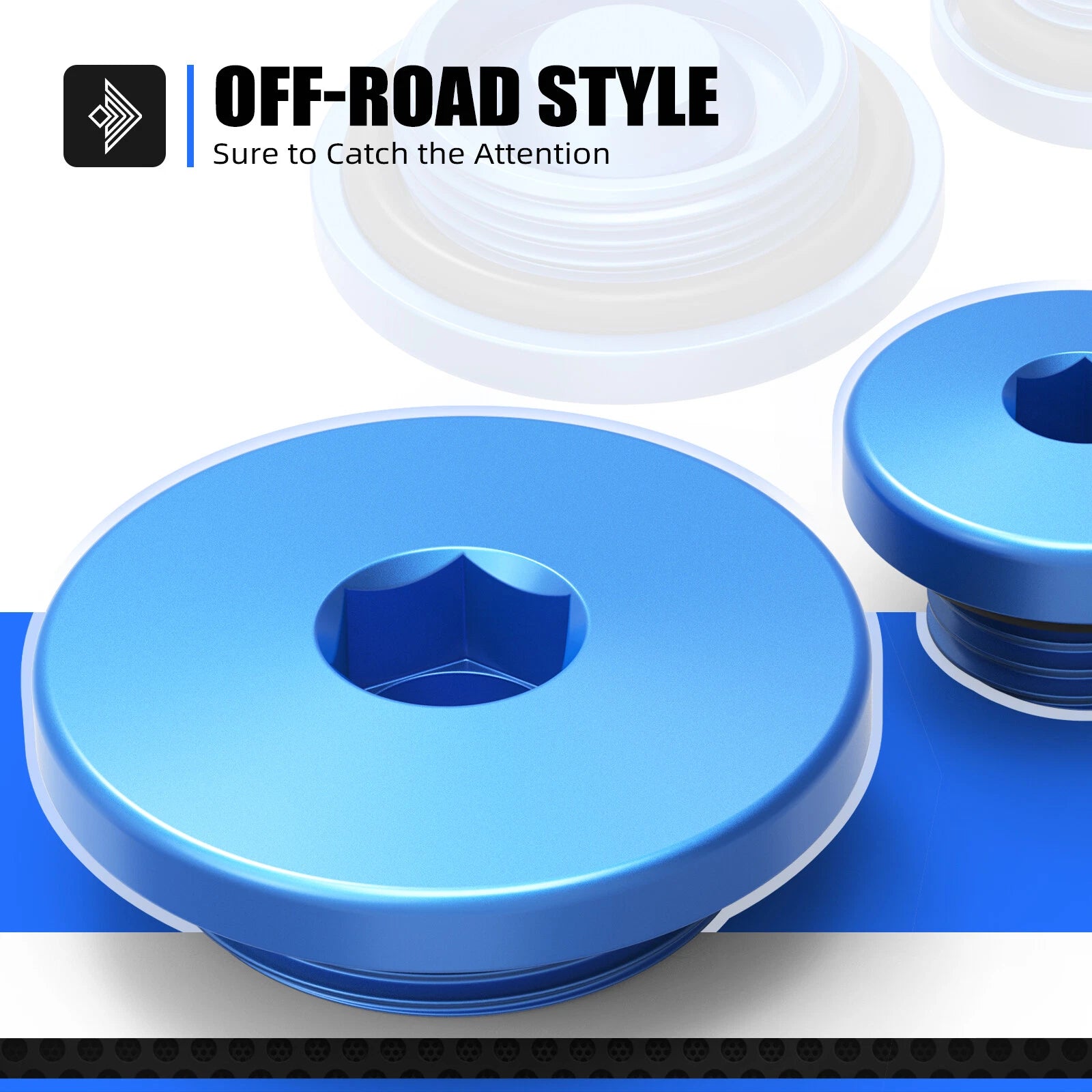 CNC Crankcase Engine Plugs for Yamaha YFZ450 (2004–2013)