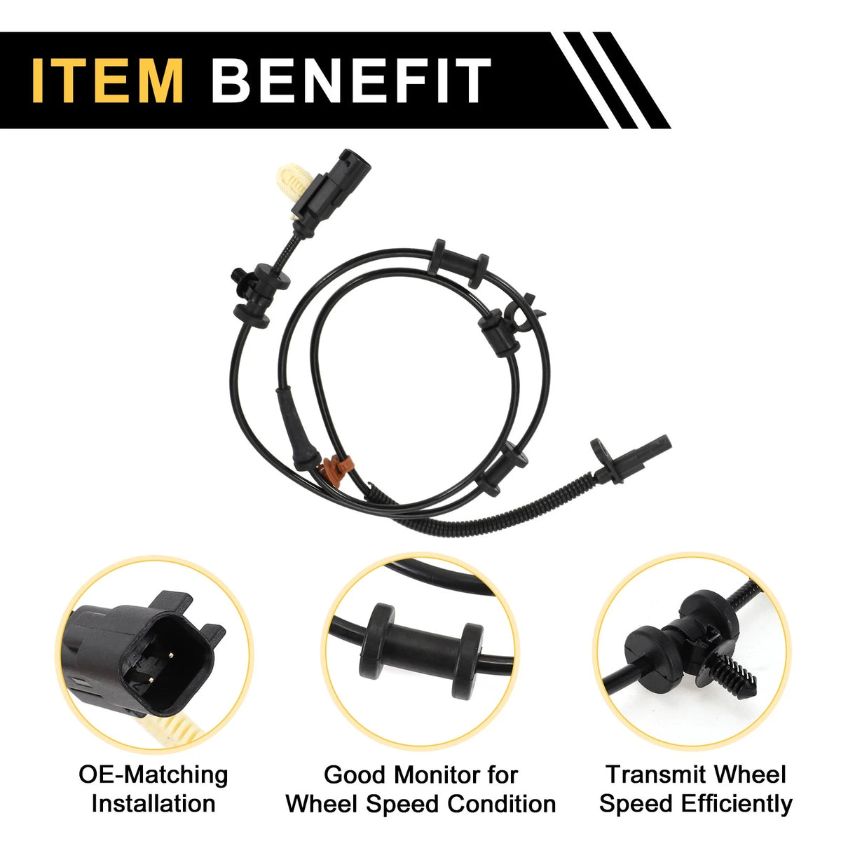 ABS Wheel Speed Sensor for Ford F-250 Super Duty (2011–2016) Rear Left