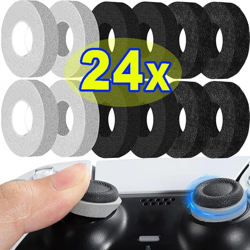 24pcs Enhanced Grip Control Rings for PS4, PS5, Switch