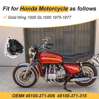 Front Left Brake Caliper for Honda Goldwing 1000 GL1000 (1975–1977) #45100-371-006