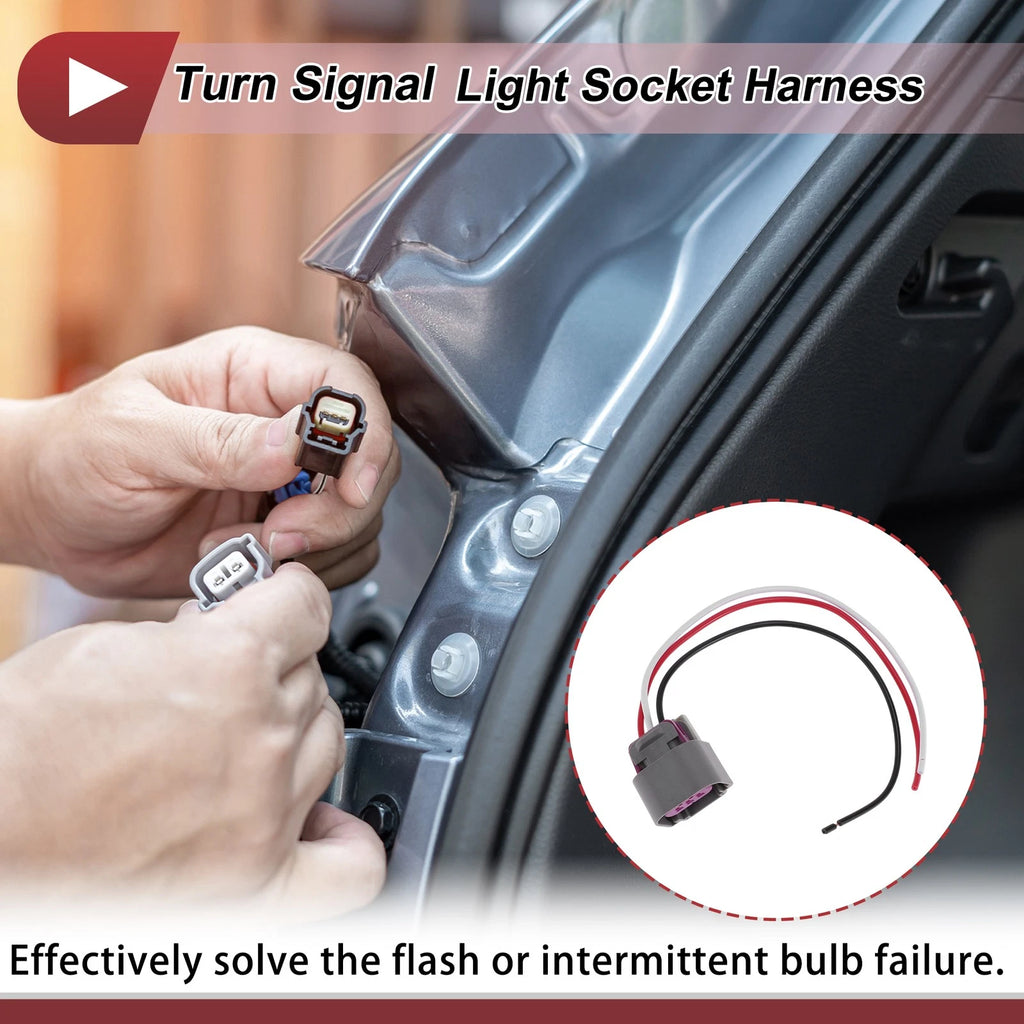 Turn Signal Light Socket Wiring Replacement for Dodge Ram 1500 (2009–2012)