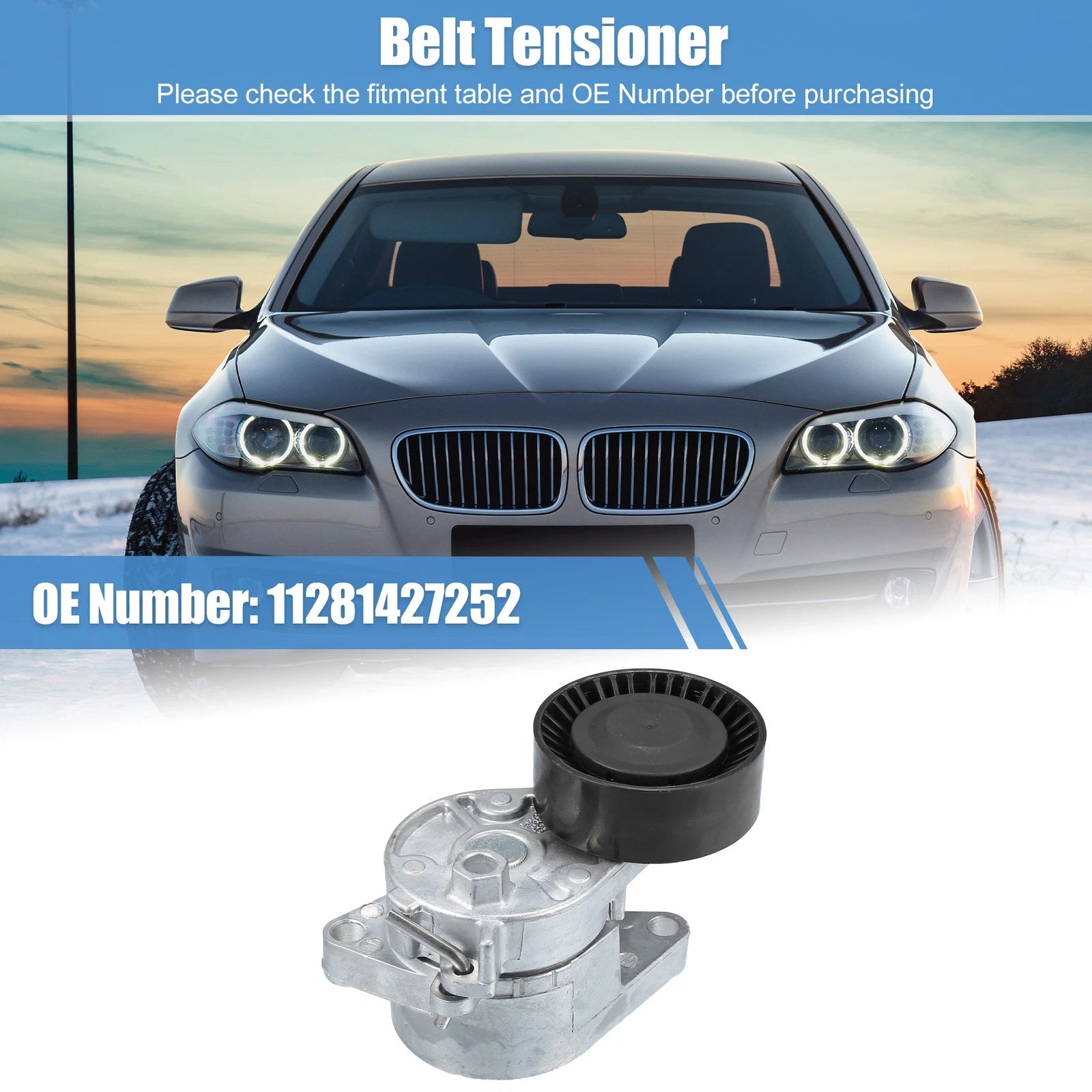 Engine Belt Tensioner Pulley Assembly for BMW 330i (2001–2005)