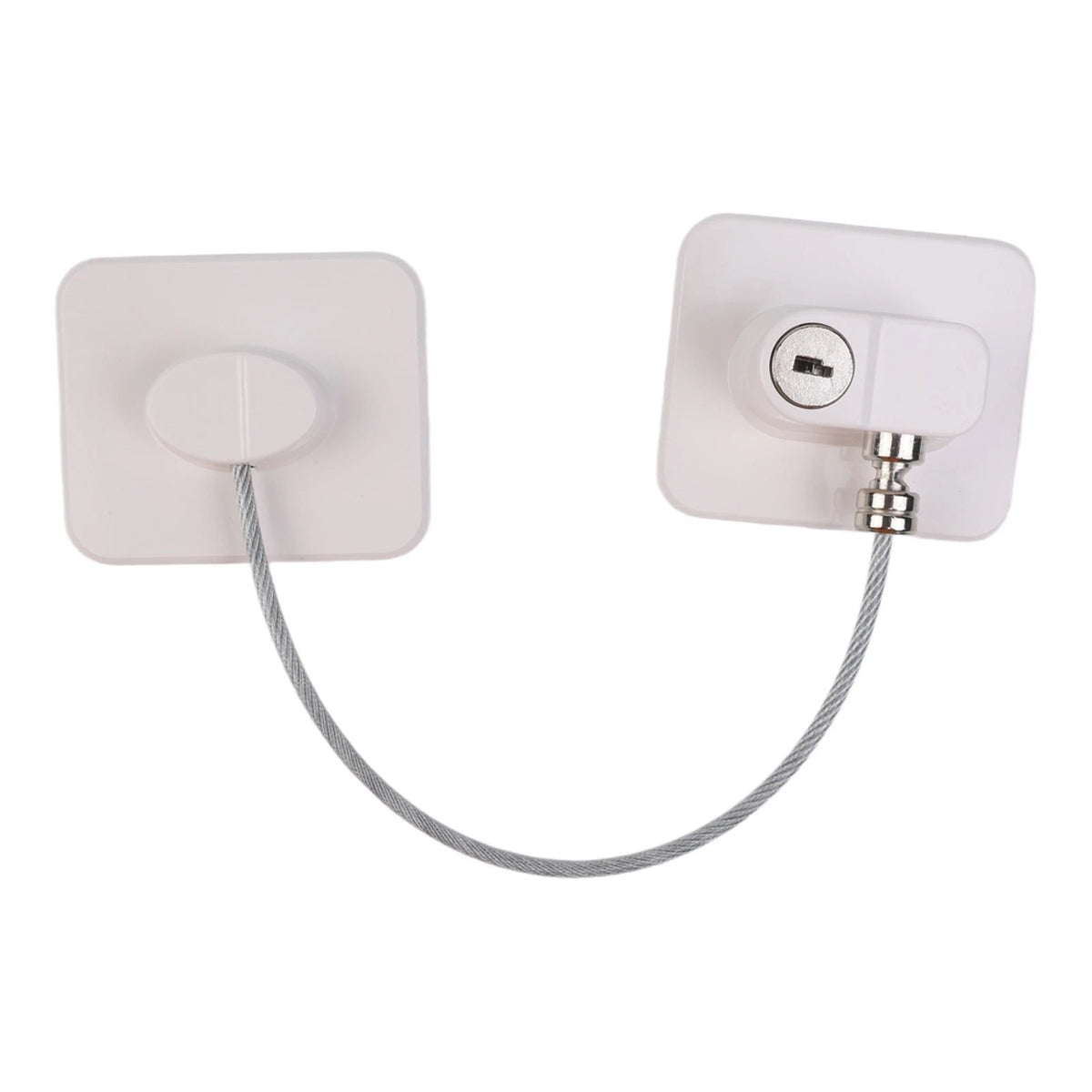 Childproof Double Lock Refrigerator Lock for Cabinets & Drawers