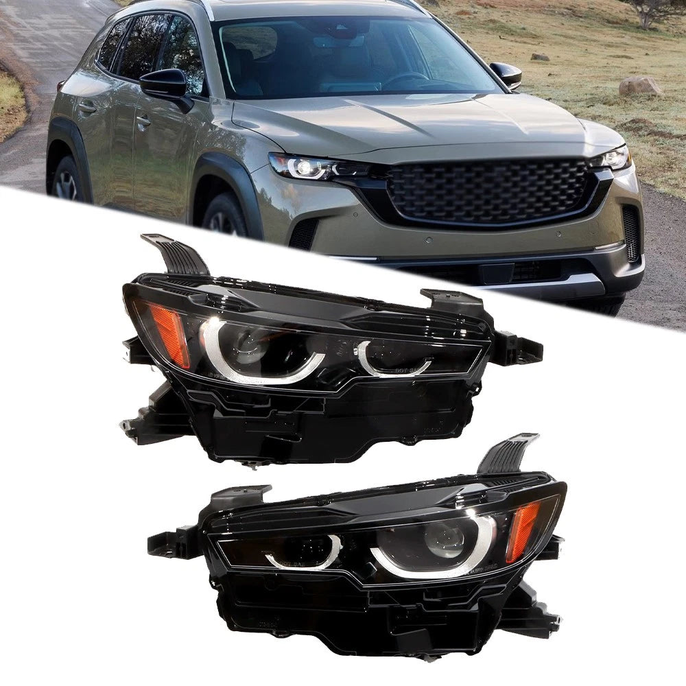 2X Headlight Assembly for Mazda CX-50 (2023–2024) Clear LED