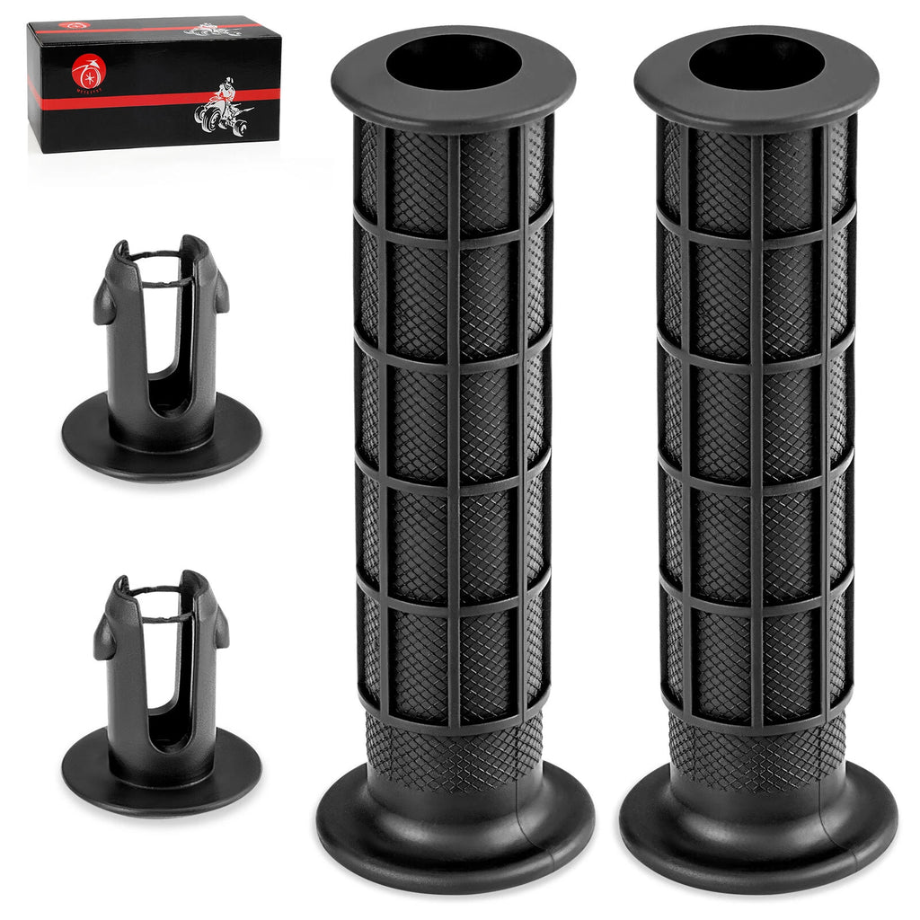 Handlebar Grips w/Grip Ends for Honda TRX250X (2009–2024) / Sportrax 250 TRX250EX (2008)