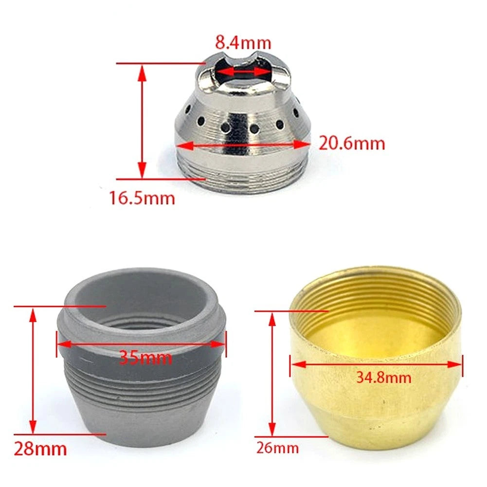 Torch Cutting Nozzle Protection Sleeve for Guide Wheel Ceramic Cutter