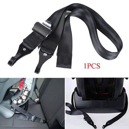 Dual Hooks Isofix Seat Latch Belt Strap for Baby Child Safety Seat