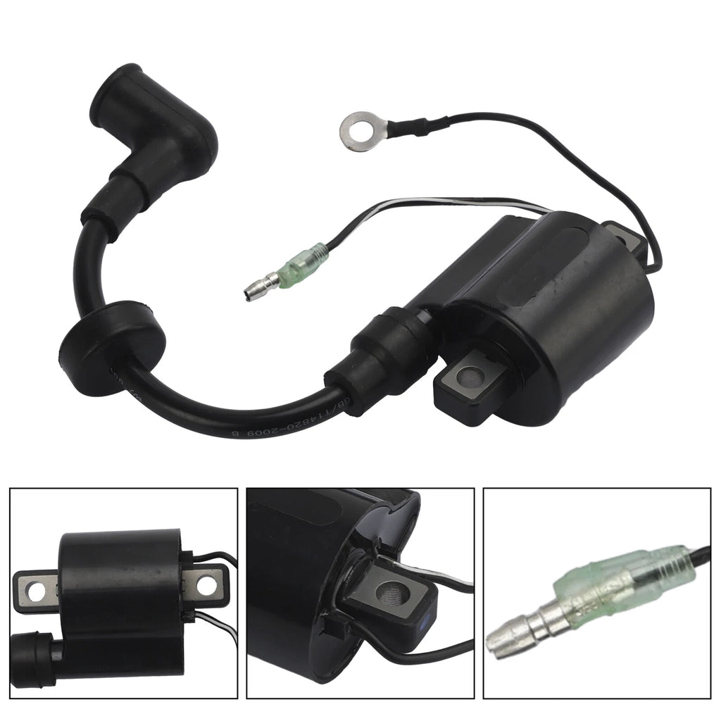Ignition Coil for Yamaha 25HP 25J ETOS/L 30HP 30D MHS/L MS/LH (1990–2023)