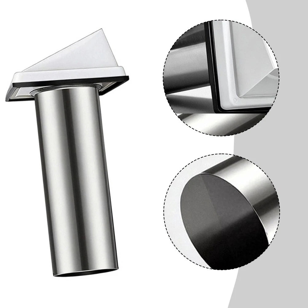 Stainless Steel External Dryer Vent Cover for Easy Install (4-Pack)