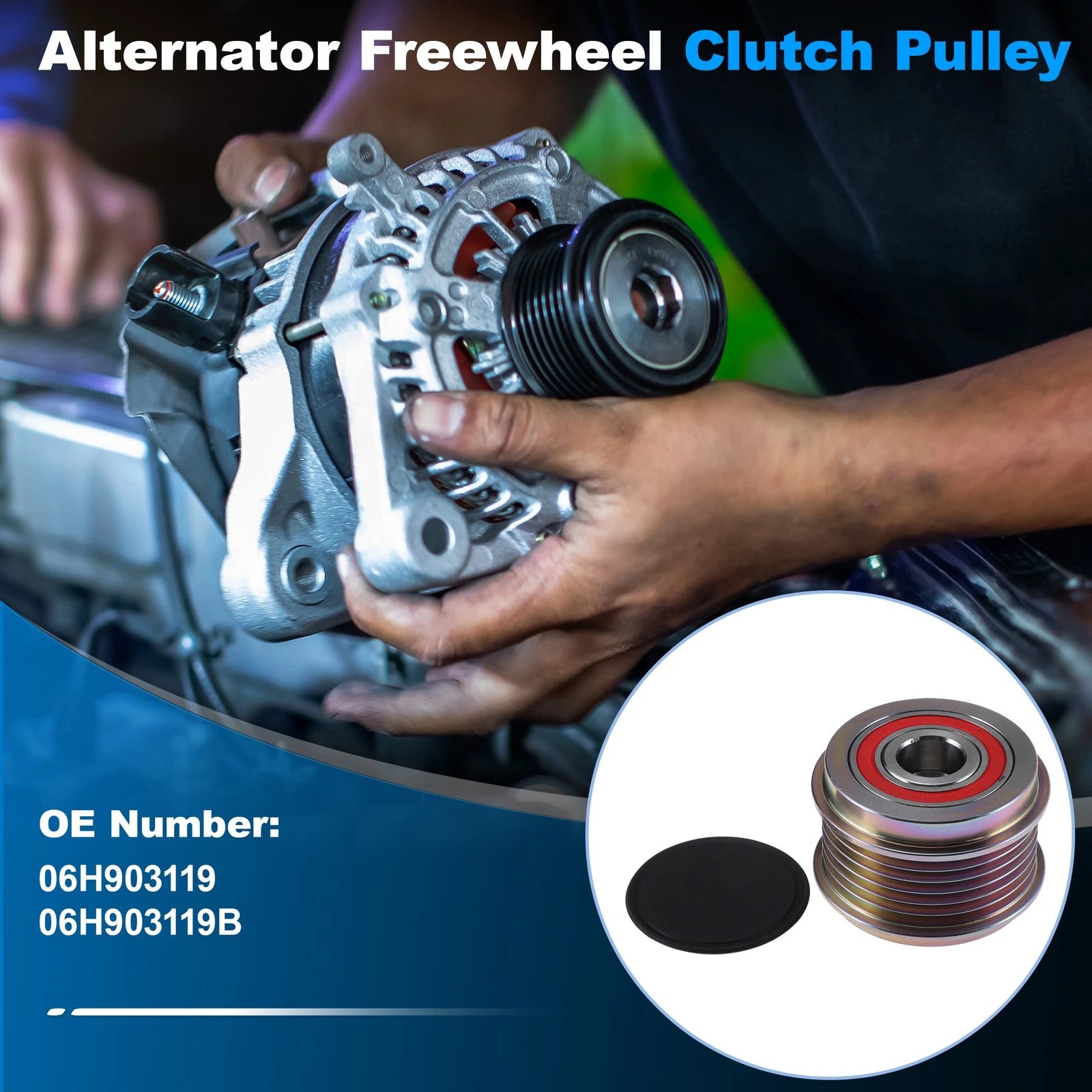 Alternator Freewheel Clutch Pulley Replacement for Audi A5 Quattro (2010–2017)