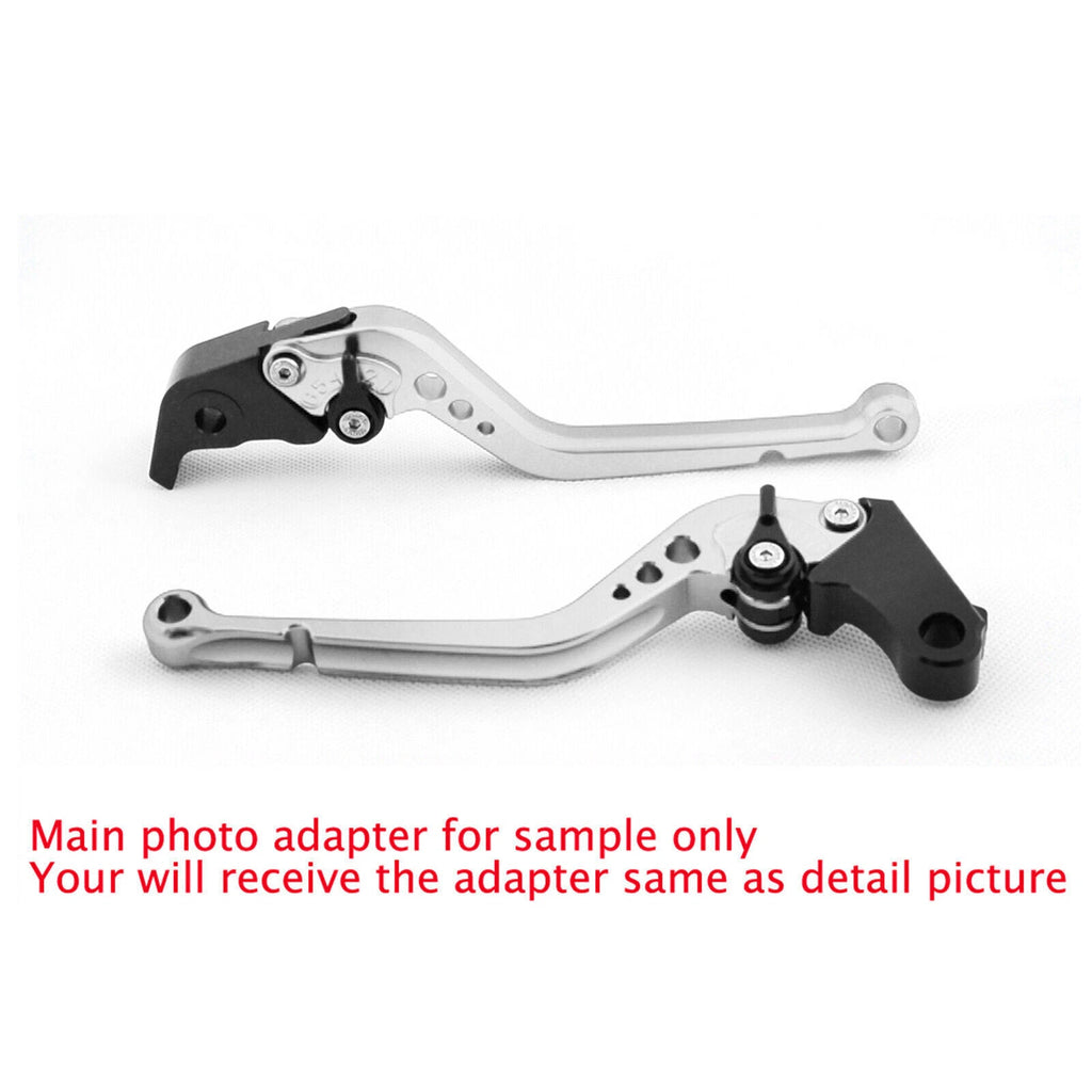 Silver Long Clutch Brake Lever for Honda CBR500R (2013–2015), CBR300R (2014–2016), CB300F (2014–2016) T9