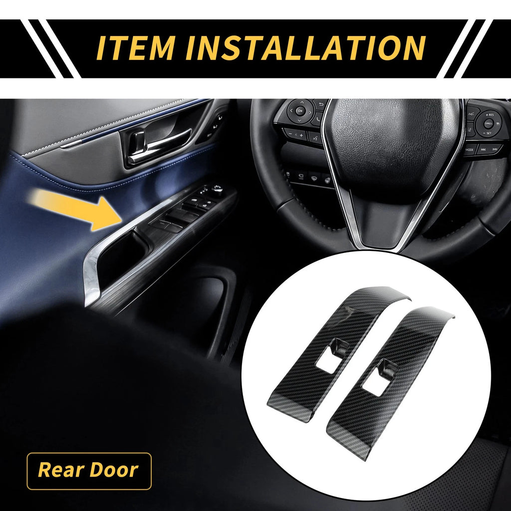 Rear Door Window Switch Panel Replacement for Toyota Tacoma (2016–2023)