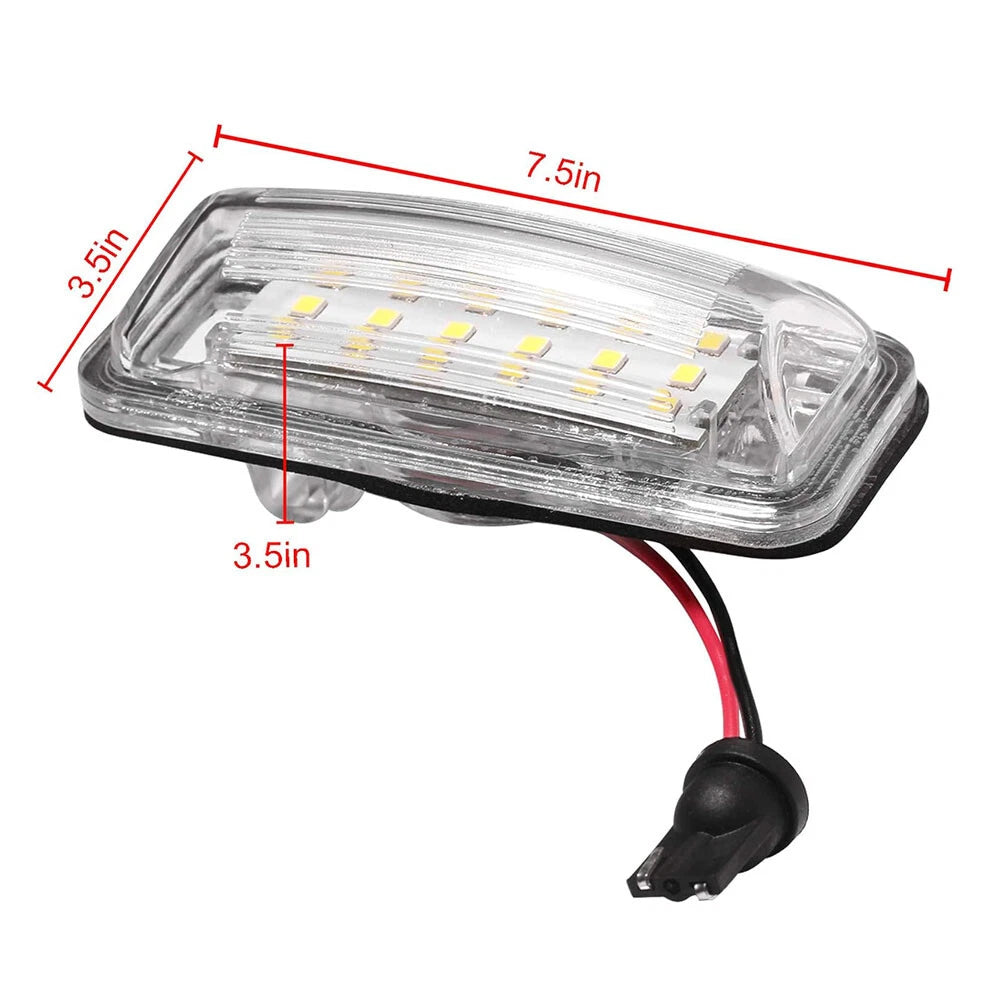 2X LED License Plate Light for Subaru Impreza Legacy (2011–Present) 84912FG110, SU00302542