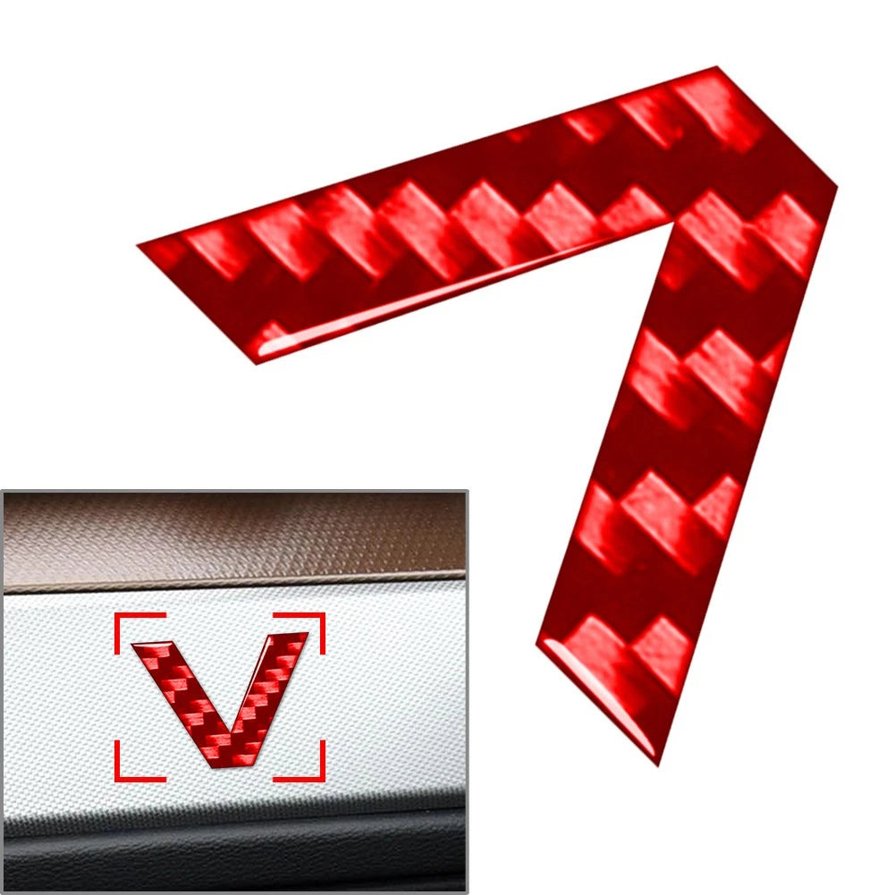V Window Door Wall Badge Emblem Decals for Car