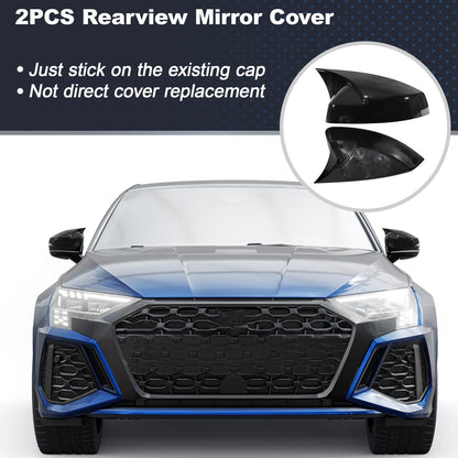 Set of 2 Mirror Cover Caps for Audi A3 RS3 S3 (2013–2020)