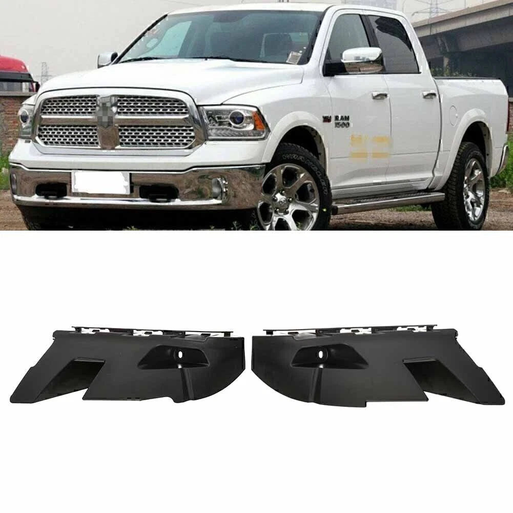 2X Front Bumper Support Bracket for Ram 1500 Classic (2013–2019) Black