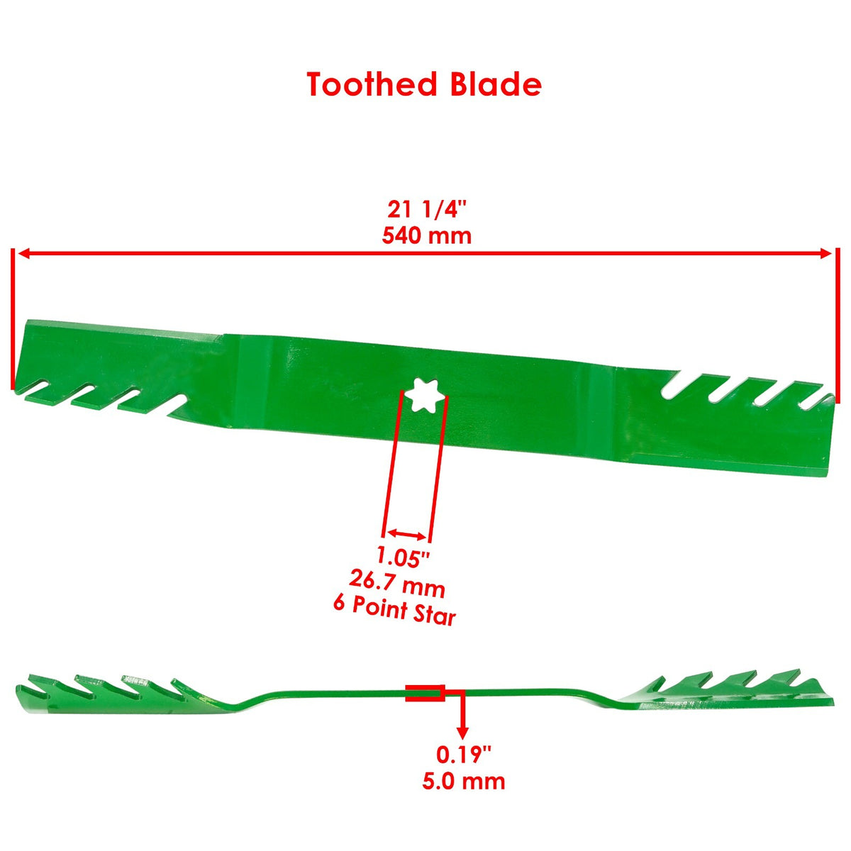 Deck Gator Blades Replacement for Toro (2000–2010)