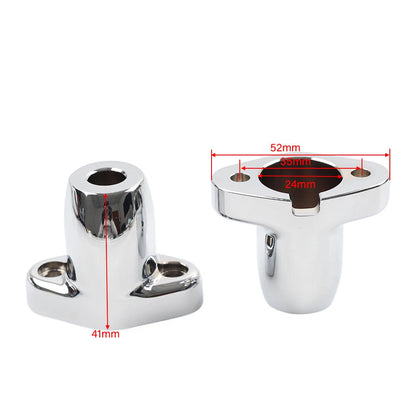 2X Fog Light Mounting Bracket for Harley