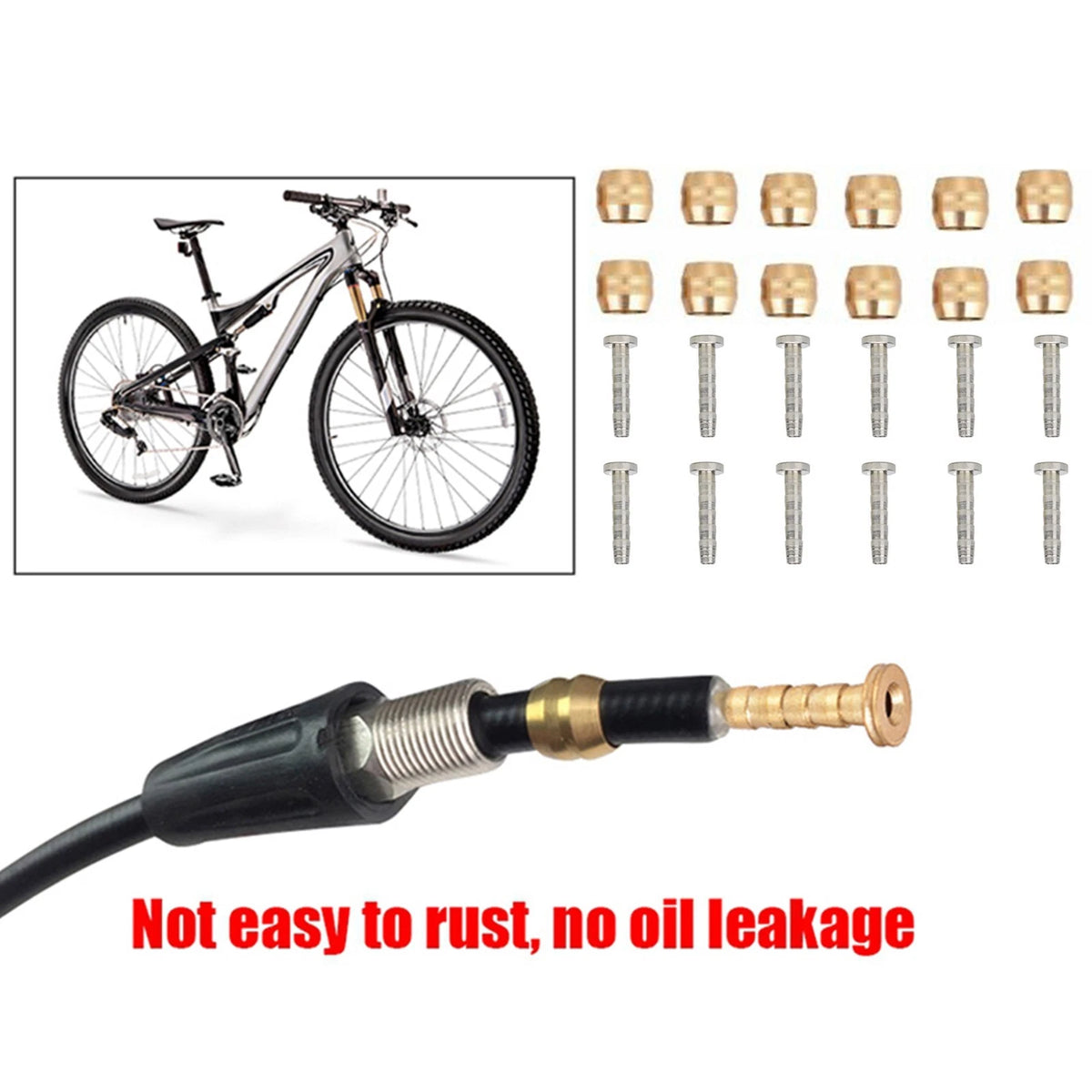 12PCS Brake Olive Barb for Hydraulic Disc Brake Hose
